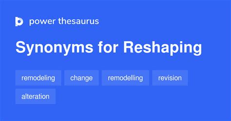 reshape synonym